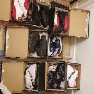 Kids retro jordans, Nike AF1's, and pumas $35 each